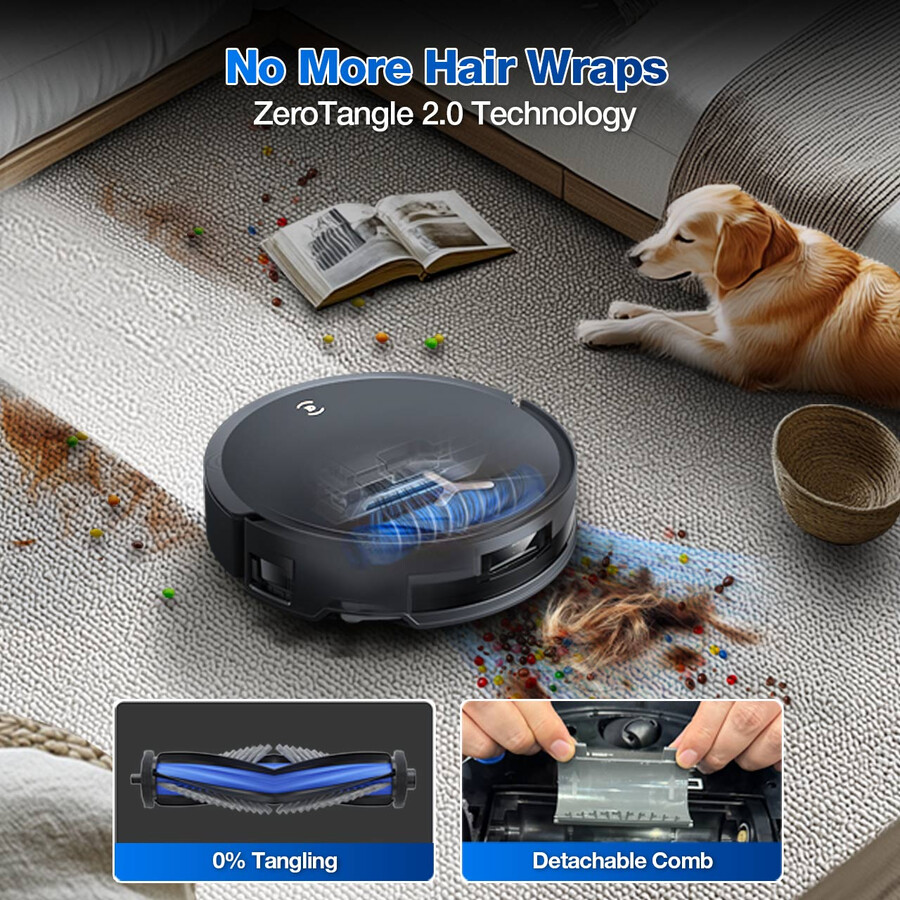 deebot t50 max pro omni saug- und wischroboter für tierhaare teppich leistungsstark ki