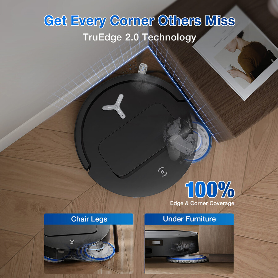 deebot t50 pro omni saug- und wischroboter mit lidar starke saugkraft teppich schlank
