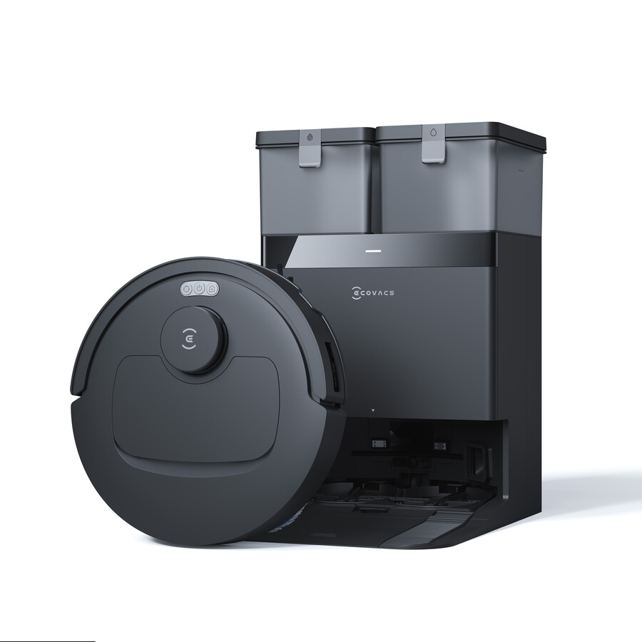 deebot t30c saug- und wischroboter für tierhaare starke saugkraft verwicklungsfrei automatische entleerung