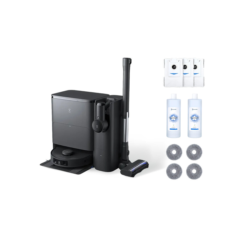deebot t30s komplett-paket saugroboter wischmopp handstaubsauger zubehör