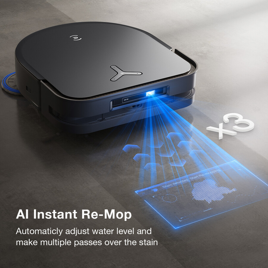 deebot x5 pro omni saug- und wischroboter mit ki starke saugkraft teppichreinigung anti-verhedderungs-funktion