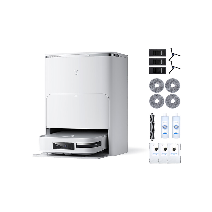deebot x2 omni weißer saug- und wischroboter zubehör