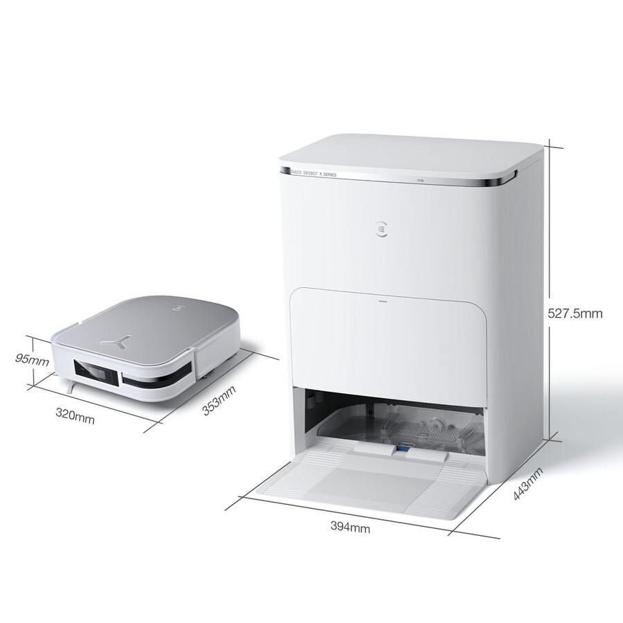 deebot x2 omni weißer saug- und wischroboter zubehör