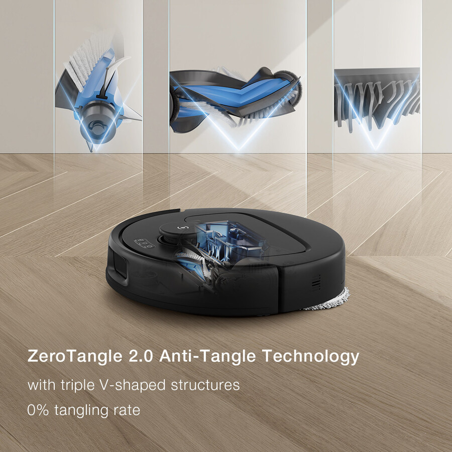 deebot n30 omni saug- und wischroboter für teppiche kartierung selbstentleerung automatisches anheben