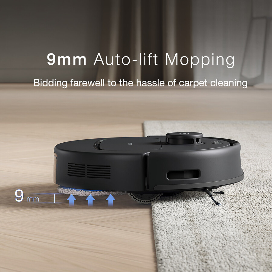 deebot n30 omni saug- und wischroboter für teppiche kartierung selbstentleerung automatisches anheben