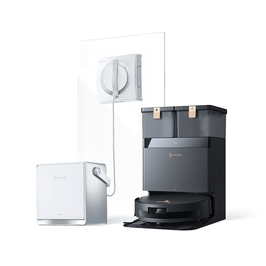 deebot t50 max pro omni saug- und wischroboter fensterputzroboter winbot w2 pro omni